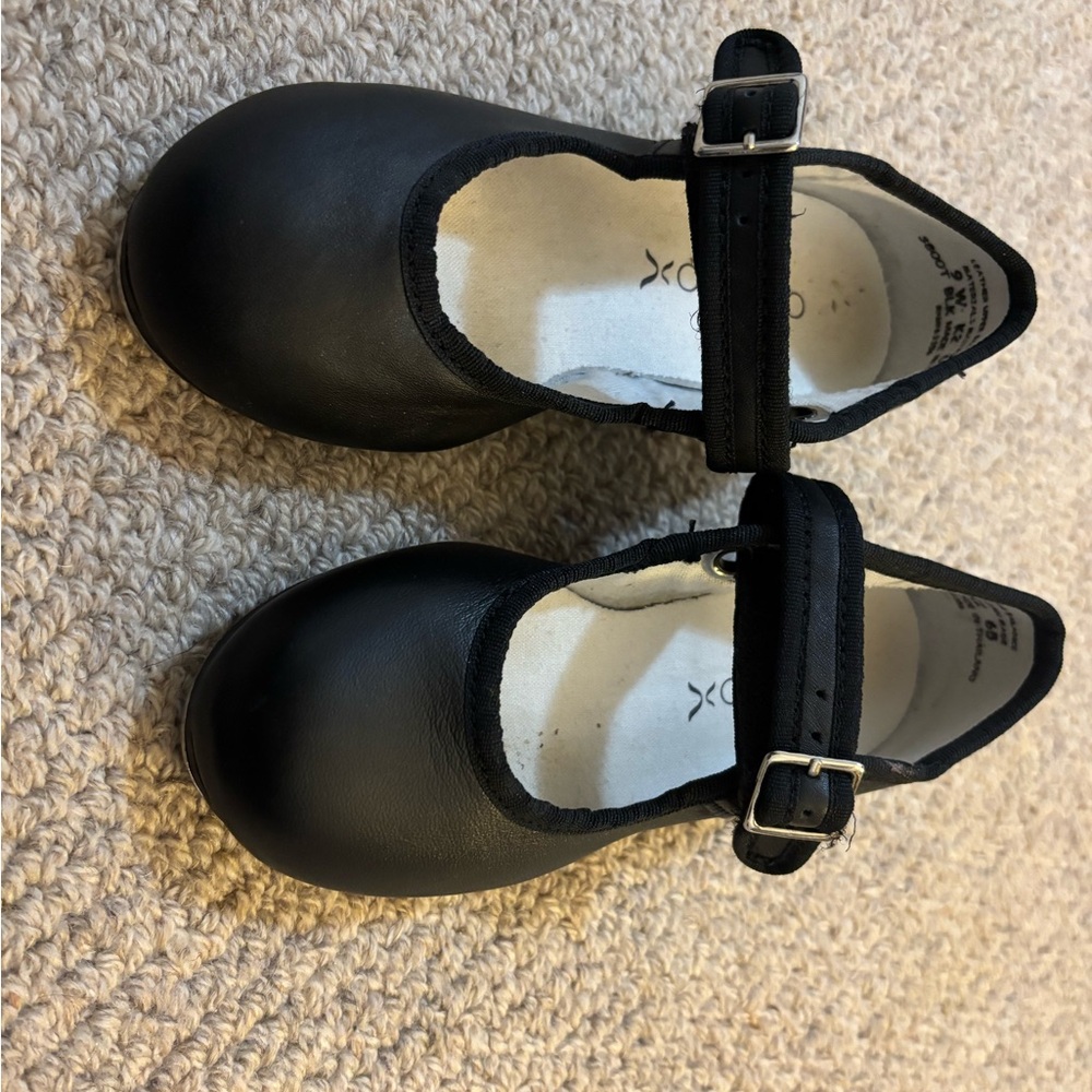 Capezio Black Tap Shoes Mary Jane Style